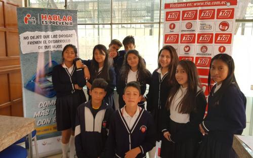 Hablar es Prevenir mantiene actividades con estudiantes de Quito